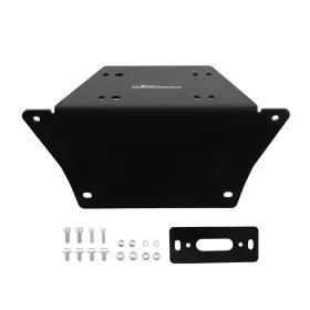 72nbd1 Maxpeedingrods Steel Winch Mount Plate For 2012-2024 Polaris Ranger Xp 1000 900 570 Crew Diesel