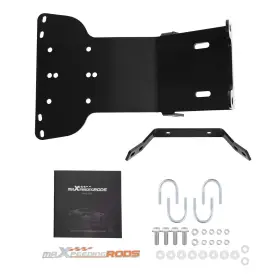 85u9b2 Maxpeedingrods Steel Winch Mounting Plate Kit For 00-07 Honda Rancher 350 400 Atv Heavy-duty