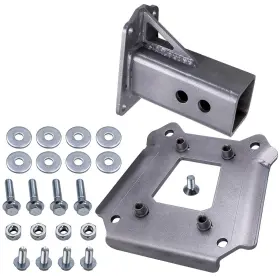 8i3kg0 Maxpeedingrods Rear 2 Inch Hitch Receiver Kit For Polaris Rzr 1000 Xp 2014-2018 Models