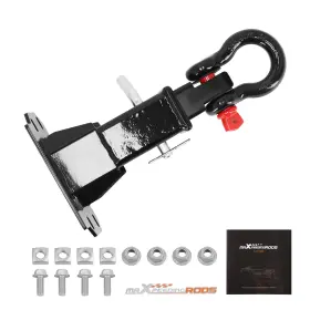 9ndw1r Maxpeedingrods 2 Inch Shackle Hitch Receiver Front Mount For Ranger Xp Kinetic 23-up