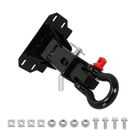 B1z34i Maxpeedingrods 2 Inch Steel Front Hitch Mount For Polaris Ranger Xp Kinetic Base Ultimate 2023-2024
