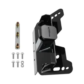 B6gwtq Maxpeedingrods 2 Inch Steel Front Hitch Mount For Polaris Ranger Black Powder Coated Receiver
