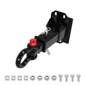 C1l532 Maxpeedingrods 2 Inch Shackle Hitch Receiver Front Mount For Bobcat Full-size Utv Uv34 3400