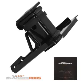 C6t5ly Maxpeedingrods 2 Inch Bolt-on Trailer Receiver For Kawasaki Brute Force 750/650 2005-23 Black Steel