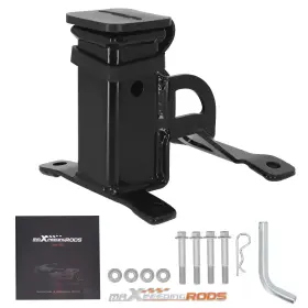 Efj03c Maxpeedingrods 2 Inch Trailer Hitch Kit For Polaris Rzr Pro Xp / 4 2020 Bolt-on Black
