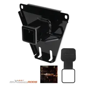 Maxpeedingrods F1tj2y 2 Inch Powder Coated Hitch Kit For Kawasaki Brute Force 750/650 2005-23 Steel Black