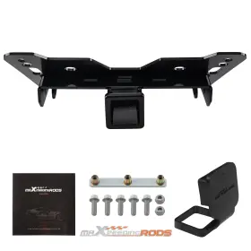 F3rcgo Maxpeedingrods 2 Inch Steel Front Mount For Polaris Ranger Mid/full Size Black Powder Coat