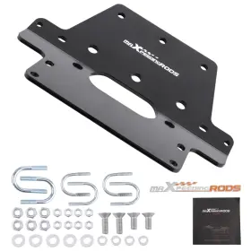 Gax321 Maxpeedingrods Front Winch Mounting Bracket For 2007-2013 Honda Trx420 Rancher 4 7/8 Inch
