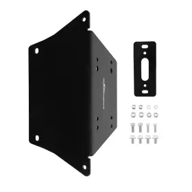 Gevb9y Maxpeedingrods Steel Winch Mounting Bracket Kit For 2012-2024 Polaris Ranger Xp Kinetic Black