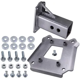 I0junk Maxpeedingrods Rear 2 Inch Hitch Receiver Kit For Polaris Rzr 1000 Xp 2014-2018 Models