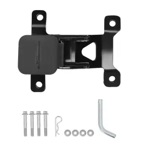 I32hmz Maxpeedingrods 2 Inch Steel Hitch Assembly For Polaris Rzr Pro Xp/4 2020 Black Powder Coat