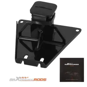 Id539z Maxpeedingrods 2 Inch Black Steel Trailer Hitch For Kawasaki Brute Force 750/650 2005-2023