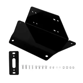 Jdbmq5 Maxpeedingrods Heavy-duty Winch Mounting Mount Plate Kit Utv For Polaris Ranger Xp 1000 And Crew