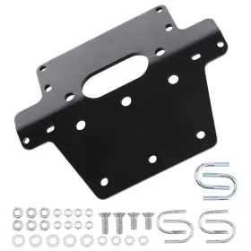 Jg1wl4 Maxpeedingrods Steel Front Winch Mounting Bracket For 2007-2013 Honda Trx420 Rancher 2x4