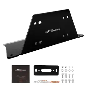 Jt5ugh Maxpeedingrods Winch Mount Plate Kit For 2012-2024 Polaris Ranger Xp 1000 900 570 Crew Utv Usa