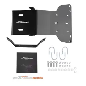 K6daiu Maxpeedingrods Winch Mounting Bracket Kit For Honda Rancher 350/400 2000-2007 4-hole 3 Inch X4 7/8