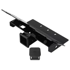 Ko39hc Maxpeedingrods 2 Inch Receiver Front Mount For Polaris Ranger Steel Black Powder Coated Hitch