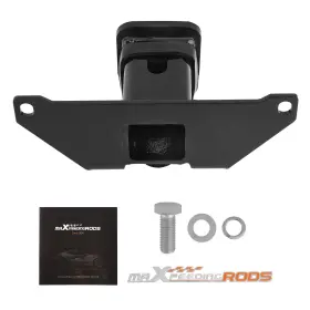 L19qbk Maxpeedingrods 2 Inch Trailer Hitch For Polaris Sportsman 335 400 500 700 Irs 1996-2004 Bolt-on