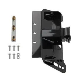 Oc2z9i Maxpeedingrods 2 Inch Front Mount Hitch For Polaris Ranger Steel Black Powder Coat Receiver