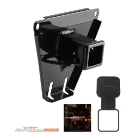 Maxpeedingrods P4a8dk 2 Inch Tow Hitch Receiver Kit For Kawasaki Brute Force 750/650 2005-2023 Steel Black