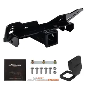 Rc6sjy Maxpeedingrods 2 Inch Front Steel Mount For Polaris Ranger 400/500/570/800 2009-2022 Black
