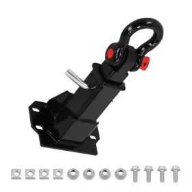 W9gqzm Maxpeedingrods 2 Inch Front Receiver Hitch For Polaris Ranger Xp 1000 Northstar 2018-2024 Steel