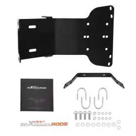 Y2hmjo Maxpeedingrods Steel Winch Mounting Plate Kit For 00-07 Honda Rancher 350 400 Atv Heavy-duty