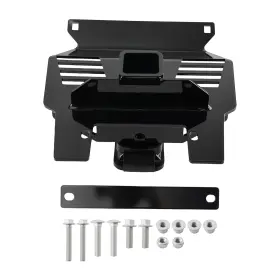 1000-5 Maxpeedingrods Yesen4 2 Inch Front Hitch Setup For Honda Pioneer 1000/1000-5 2022-2025 Steel Black