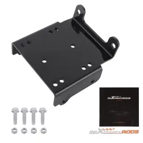 Yp0je8 Maxpeedingrods Heavy-duty Steel Atv Winch Mount Plate For Suzuki All 2008-2025 King Quad 750
