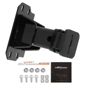Ypnvm1 Maxpeedingrods Front 2 Inch Receiver Hitch For Polaris Ranger Crew 1000 Northstar 2019-2024 Black