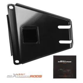 Yt9xw6 Maxpeedingrods 2 Inch Hitch Receiver Black Steel For Kawasaki Brute Force 650/750 2005-2023 Mount