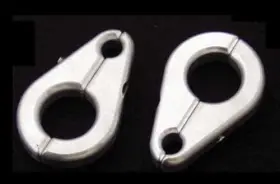 Blc-3 Modquad Brake Line Clamp Silver 1 Inch