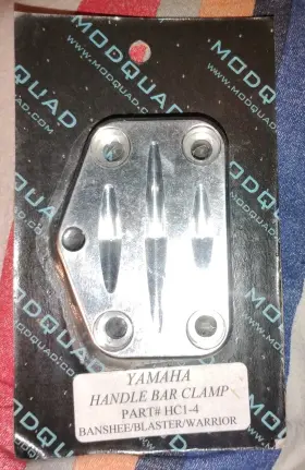 Hc1-4 Modquad Yamaha Handle Bar Clamp Pt Banshee Blaster Warrior Double Teardrop