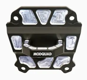 Rzr-rdh-1k-blk Modquad Rear Differential Plate With Tow Hook Black Polaris Rzr Xp 1000