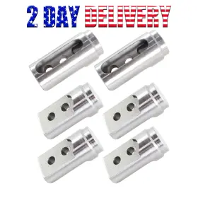 Lsot001341 Moonsport Cage Connectors Adapters 1 3/4 Inch .095 Wall For 14-23 Polaris Rzr Bungs Xp1000