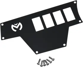 0521-1701 Moose Racing Dash Plates Black Left 4 Switch
