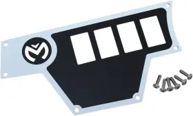 0521-1702 Moose Racing Dash Plates White Left 4 Switch