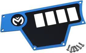0521-1703 Moose Racing Dash Plates Blue Left 4 Switch