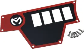 0521-1704 Moose Racing Dash Plates Red Left 4 Switch