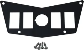 0521-1713 Moose Racing Dash Plates Black Center 4 Switch