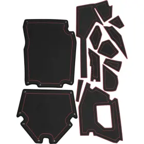 100bst-123cm-0121 Moramoto Mat Kit For Polaris Rzr Rs1 - Black/red