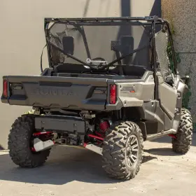 Mt-0025 Motoroof Rear Window Honda Pioneer 1000 Front Cab Black