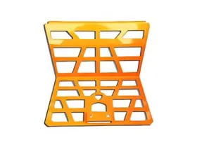Ft14-23 Mtntk Performance 10073 Polaris Rzr Xp Turbo Vented Access Panel - Orange