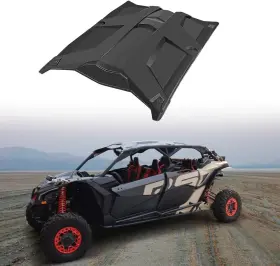 Autv-x3-067 Mzyparts #sun Black Utv Combination Hard Roof Cover For Maverick X3 Max Turbo Can Am 2017-2025