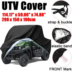 A302-08-b Neverland Utv Utility Vehicle Cover Heavy Duty Side By For Kawasaki Mule 3000 3010 Us