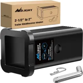 92130b Nilight Trailer Hitch Receiver Extender 2-1/2 Inch To 2 Convertor