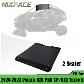 2883743-458 Nixface Ni-c764 Utv Hard Roof Aluminum Black For Polaris Rzr Pro Xp 2020-23