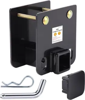 Y60-81000-26 Ohuhu Rv Bumper Hitch 2 Inch Receiver Adapter With Pin And Cover