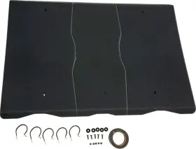 V000156-11056t Open Trail Molded Roof Black #v000156-11056t Fits Kawasaki Mule 610/mule 600