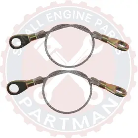 53045-0006 Partman 2 Brake Cables Tailgate Tail Gate For Kawasaki Mule 610 Kaf400a 4x4 2005-2009